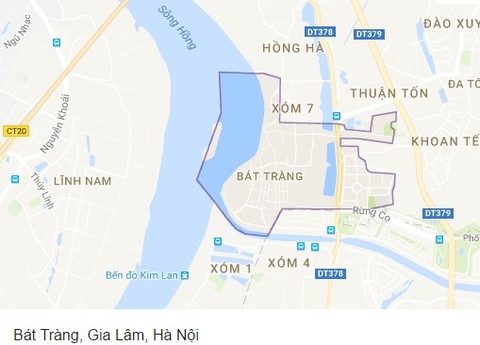 Đất dính quy hoạch ở xã Bát Tràng, Gia Lâm, Hà Nội