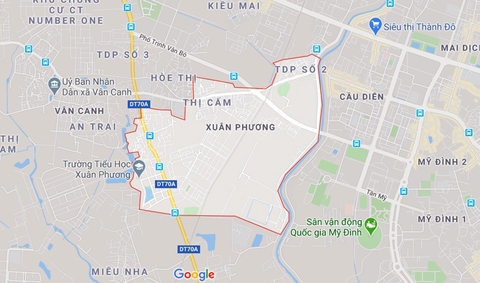 Những khu đất sắp thu hồi để mở đường ở phường Xuân Phương, Nam Từ Liêm, Hà Nội (phần 2)