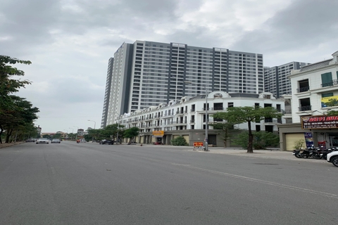 Cần cho thuê căn Shophouse Hải Phát đã hoàn thiện mặt phố Thuận An, thị trấn Trâu Quỳ, Gia Lâm.