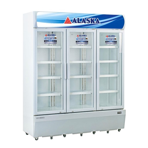 Tủ mát Alaska Inverter LCI-1200C3 3 cánh