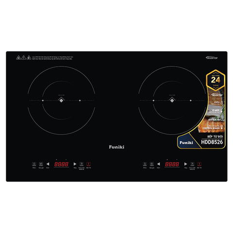 Bếp từ đôi chức năng Booster tăng cường công suất giúp nấu nhanh hơn