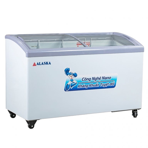Tủ kem Alaska KC-310 mặt kính cong 310 lít