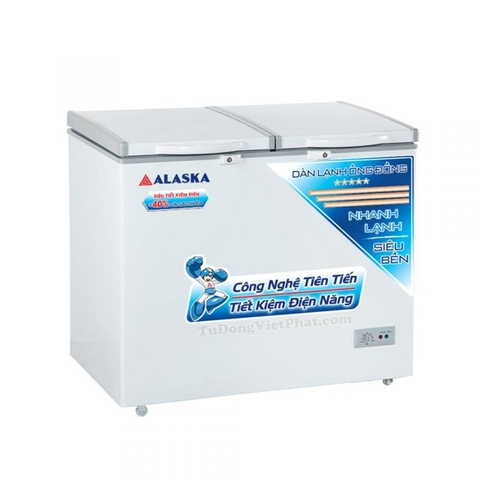 Tủ đông Alaska BCD-5568C 550L 2 ngăn đông mát dàn đồng