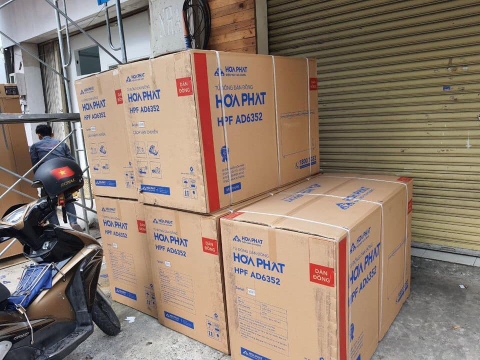 Rinh Tủ đông hoà phát ốp kính cường lực 666L HPF AD6352.T1 làm ăn chỉ có phát thôi