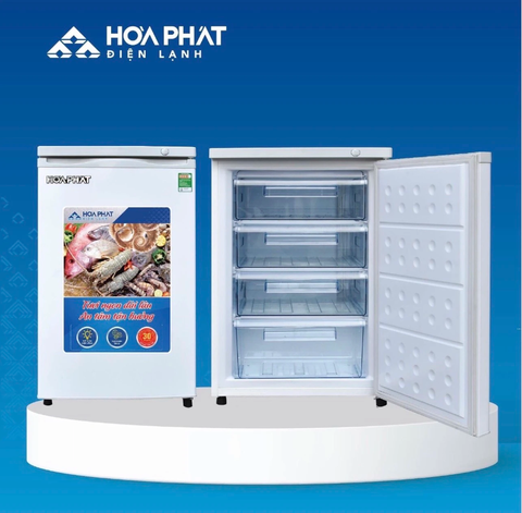 Tủ đông 4 ngăn Hòa Phát đứng HUF 300SR1 110 lít