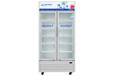 Tủ mát trưng bày Hòa Phát 1 ngăn 2 cánh HSR D6812 1200L