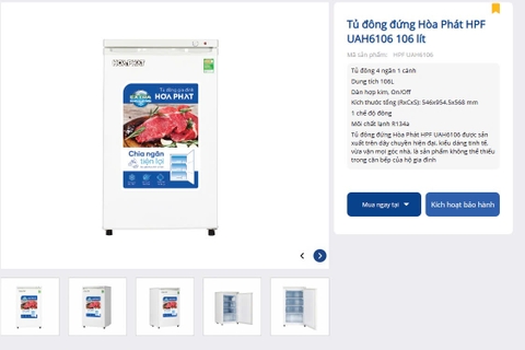 3 Mẫu tủ đông đứng chia tầng 4 tầng - 5 tầng - 7 tầng