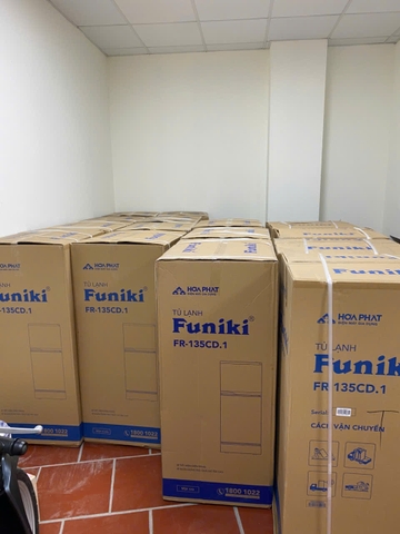 Giao 15 tủ lạnh FR-135CD.1 tại ngõ 37 Cầu Noi- Cổ Nhuế 2