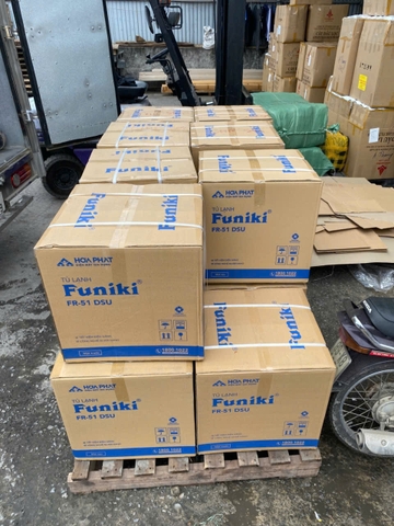 Giao 15 tủ lạnh FR-51DSU tại Thanh Trì- Hà Nội