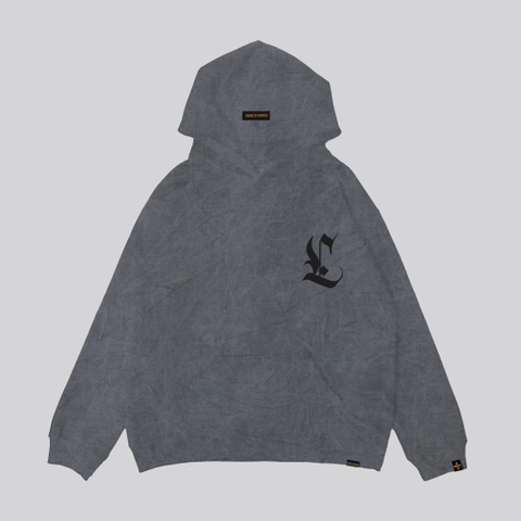 Áo khoác nỉ Hoodie Lesavril de Vetements Washed Signature - Cement