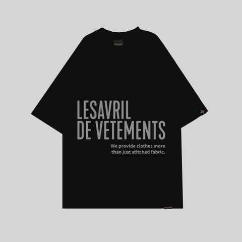 Áo thun Lesavril de Vetements We Provide - Black