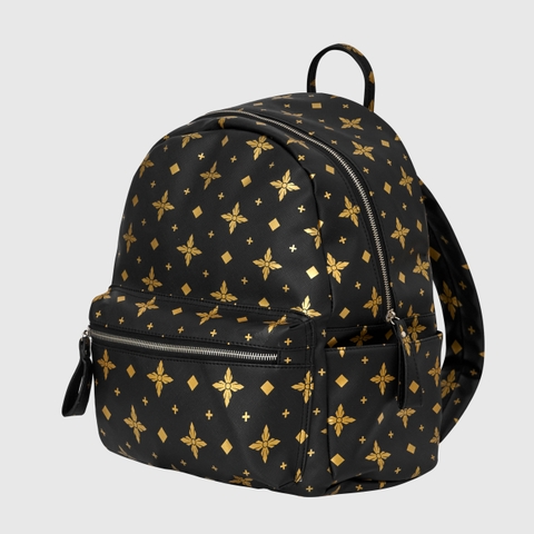 Black Gold BLS Monogram Backpack