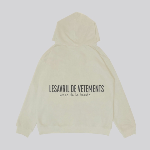 Áo khoác nỉ Hoodie Lesavril de Vetements SDLB - Light Beige