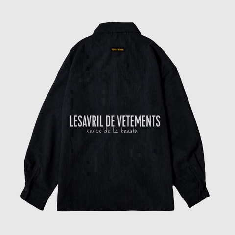 Áo sơ mi dài tay Lesavril de Vetements SDLB - Black