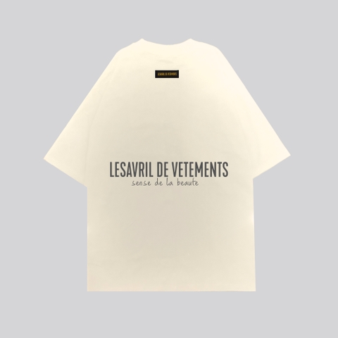 Áo thun Lesavril de Vetements SDLB - Light Beige