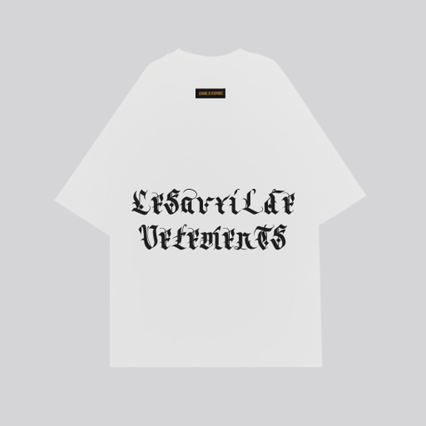 Áo thun Lesavril de Vetements Signature - White