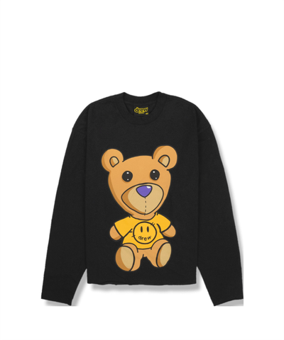 DREW HOUSE TEDDY BEAR LONG SLEVE BLACK