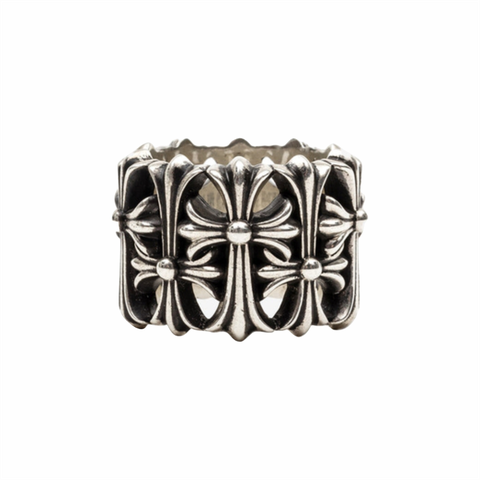 CHROME HEARTS CEMETERY CROSS RING