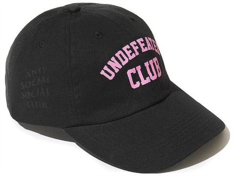 ASSC UNDEFEATED HAT BLACK PINK
