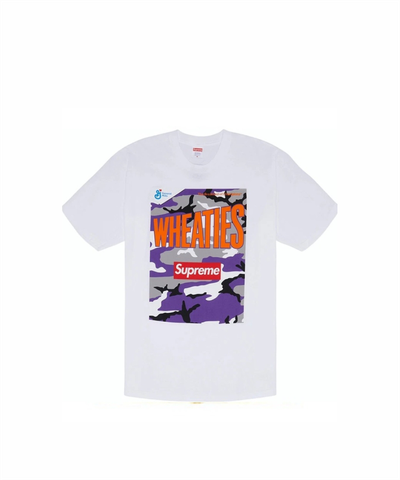 SUPREME WHEATIES TEE WHITE SS21