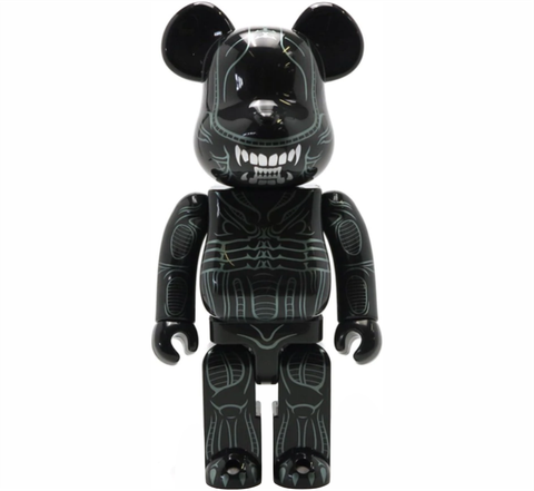 BEARBRICK ALIENS BLUE 400% by Medicom toy