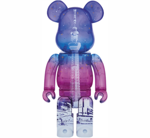 BEARBRICK TOKYO SKY SKYTREE TOWN PURPLE CHROME 400%