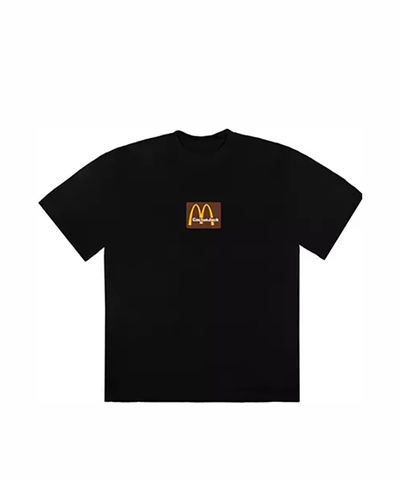 TRAVIS SCOTT X MCDONALD'S SESAME INV TEE BLACK CJMD-SS11