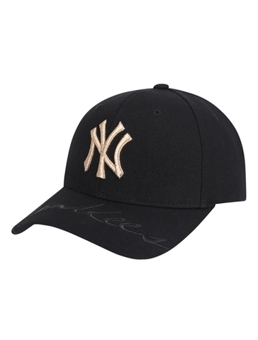 MLB UPPER VISOR CALLIGRAPHY ADJUSTABLE NY YANKEES CAP 32CPIK111 50Q