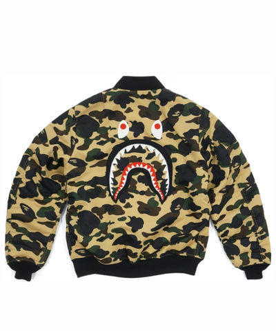 BAPE 1ST CAMO LIGHT BOMBER JACKET FW18