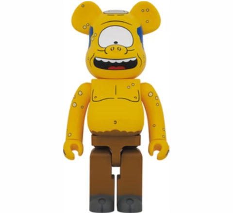 BEARBRICK CYCLOPS WIGGUM 1000％