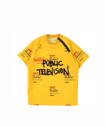 OFFWHITE GORETEX T-SHIRT YELLOW