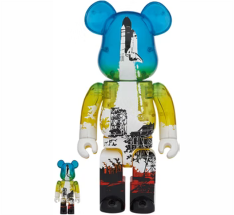 BEARBRICK SPACE SHUTTLE AUNCH 100％ ＆ 400%