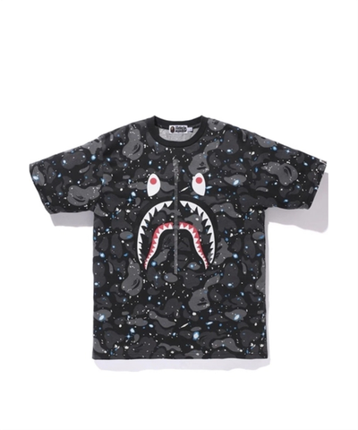 BAPE KIDS SPACE CAMO SHARK TEE