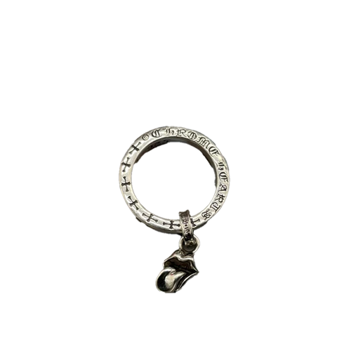CHROME HEARTS ROLLING STONES LIP TONGUE STACK RING