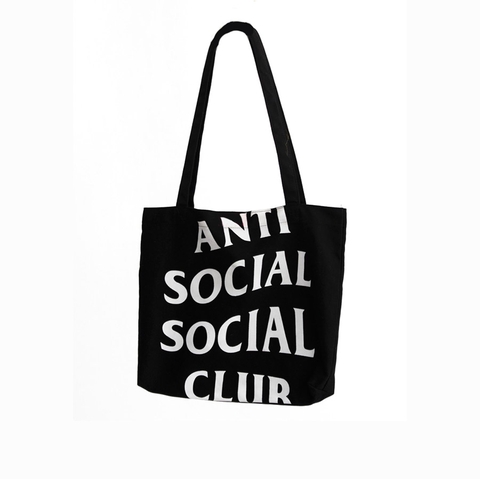 ANTI SOCIAL SOCIAL BLUB TOTE BAG