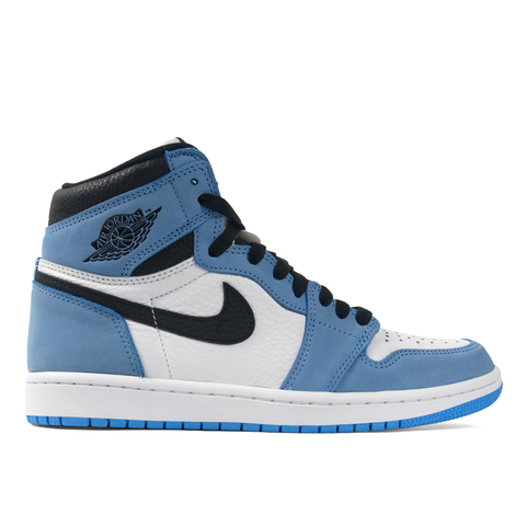 NIKE AIR JORDAN 1 RETRO HIGH WHITE UNIVERSITY BLUE  555088 134