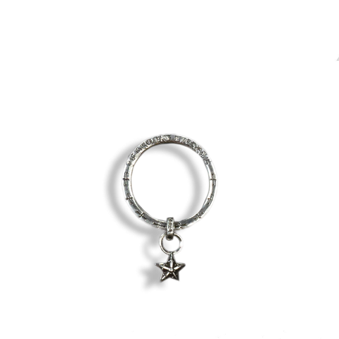 CHROME HEARTS STAR STACK RING