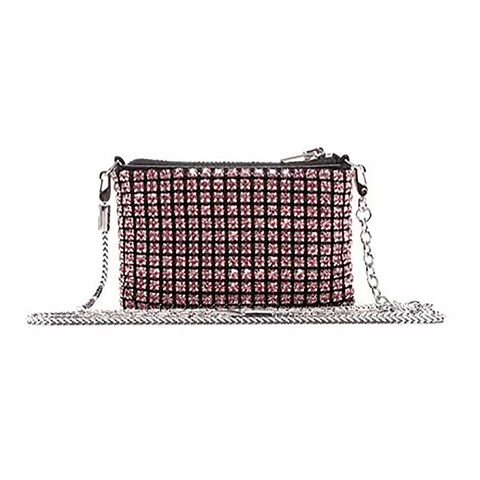 ALEXANDER WANG WANGLOC RHINESTONE MINI BAG 20C220P262