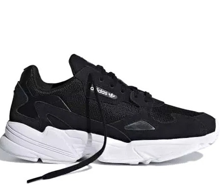 ADIDAS FALCON CORE BLACK CLOUD WHITE B28129