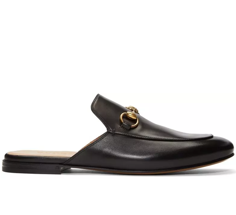 GUCCI PRINCE TOWN LEATHER SLIPPER 426219 BLM00 1000