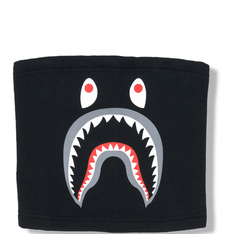 A BATHING APE BAPE BLACK WARM NECK SHARK HEAD SCARF MASK