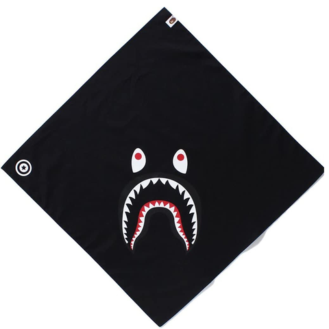 BAPE SHARK BANDANNA BLACK