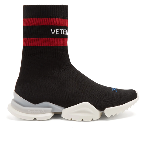 VETEMENTS X SOCK PUMP HIGH TOP BLACK CN3307