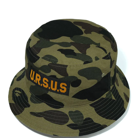 A BATHING APE 1ST CAMO U.R.S.U.S BUCKET HAT