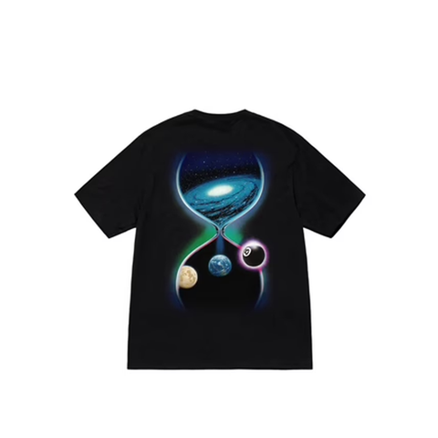 STUSSY GALAXY TEE BLACK