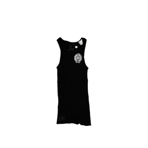 CHROME HEARTS HORSESHOE TANK TOP BLACK