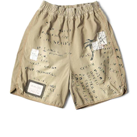 KAPITAL 22SS LETTERS PATCHED SHORTS