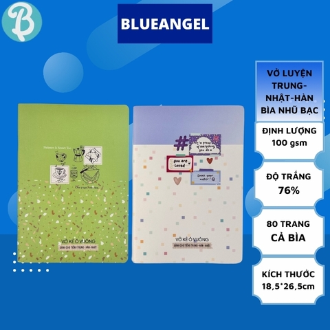 Vở viết chữ tượng hình 80 trang Blue NB4-7445