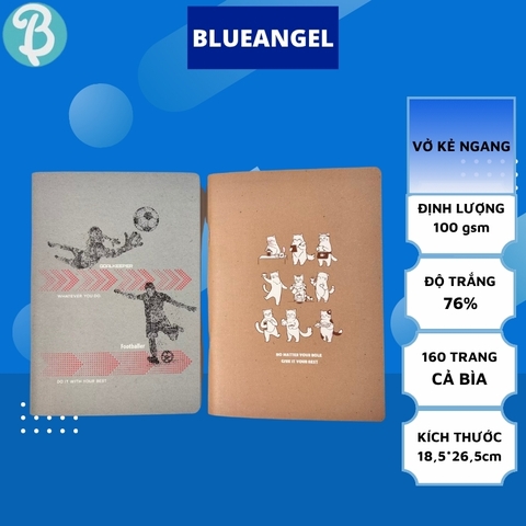 Vở 160 trang Blue limited NB8-7834