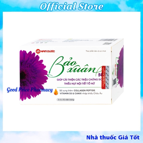 VIÊN UỐNG BẢO XUÂN TÍM HỘP 30 VIÊN